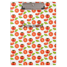 Pranchetas Tomates E Folhas De Orégãos