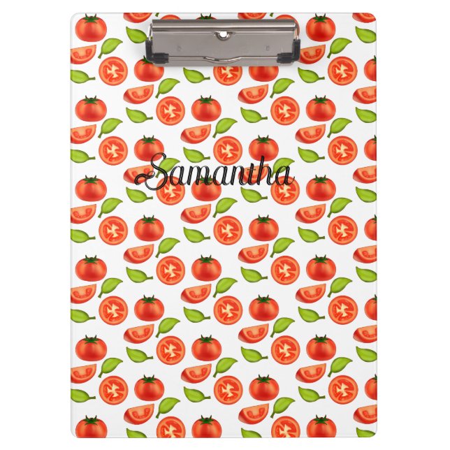 Pranchetas Tomates E Folhas De Orégãos (Frente)