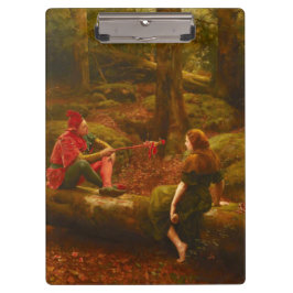 Pranchetas Touchstone and Audrey (Jester Teasing Lady Lover)