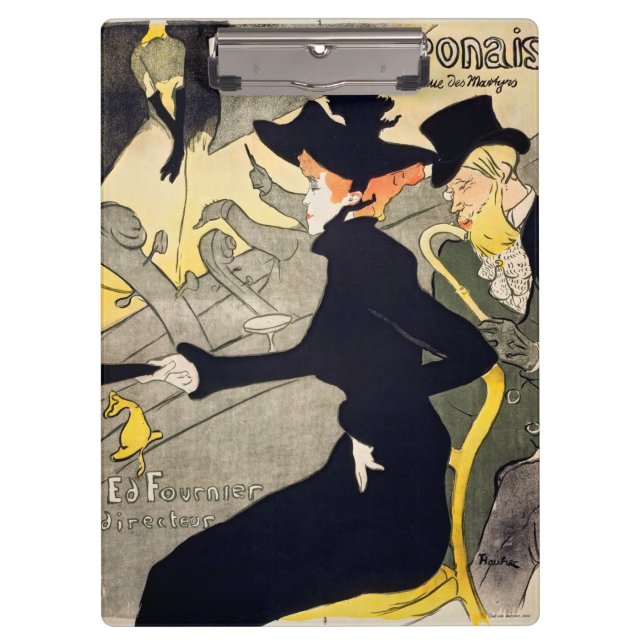 Pranchetas Toulouse-Lautrec - Divan Japonês (Frente)