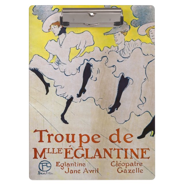 Pranchetas Toulouse-Lautrec - Troupe de Mlle Eglantine (Frente)
