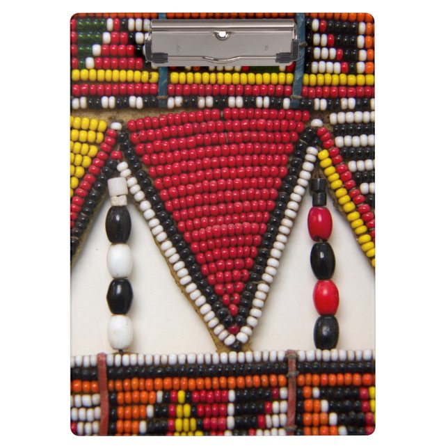 Pranchetas Trabalho Tribal Maasai em Contas (Frente)
