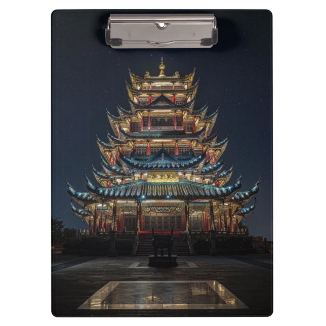 Pranchetas Tradicional Japonês Iluminação do Céu Noturno (Frente)