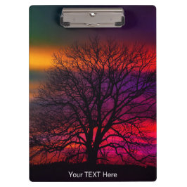 Pranchetas Tree Silhouette Sunset Attrative