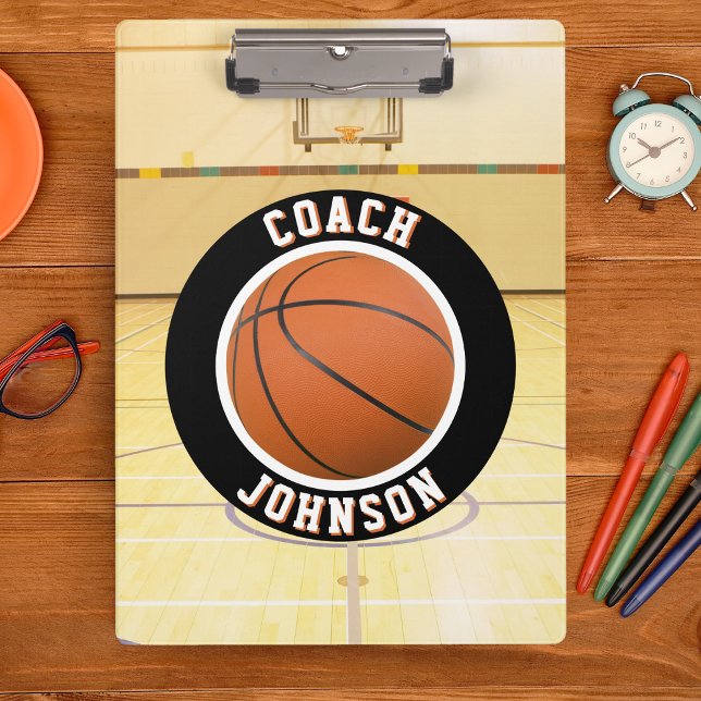 Pranchetas Treinador da equipe de basquetebol (basketball coach clipboard)
