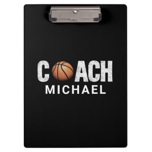Pranchetas Treinador de Basquete Personalizado