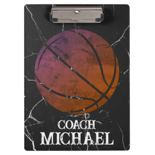 Pranchetas Treinador personalizado para basquete