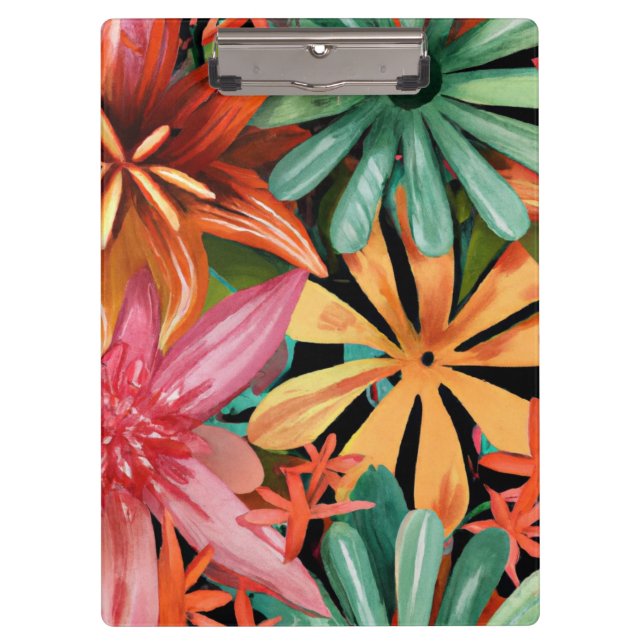 Pranchetas tropical/havaiano/floral/floral (Frente)