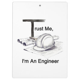 Pranchetas Trust Me I'm An Engineer Professional Clipboard