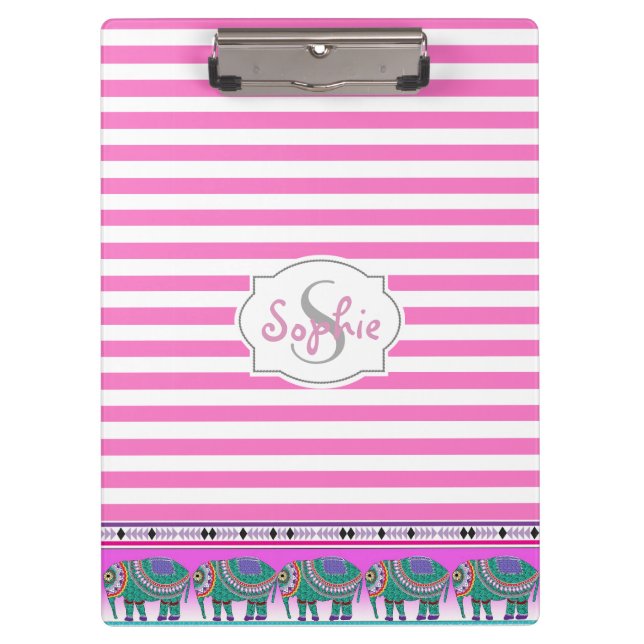 Pranchetas Turquesa de Elefante de ornamentado Descartado Per (Frente)