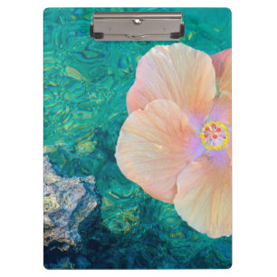 Pranchetas Turquesa-rosa-do-hibiscus oceano havaiano