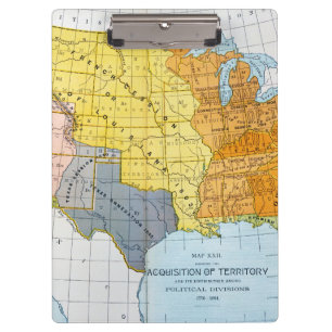 PRANCHETAS U.S. MAPA, 1776-1884
