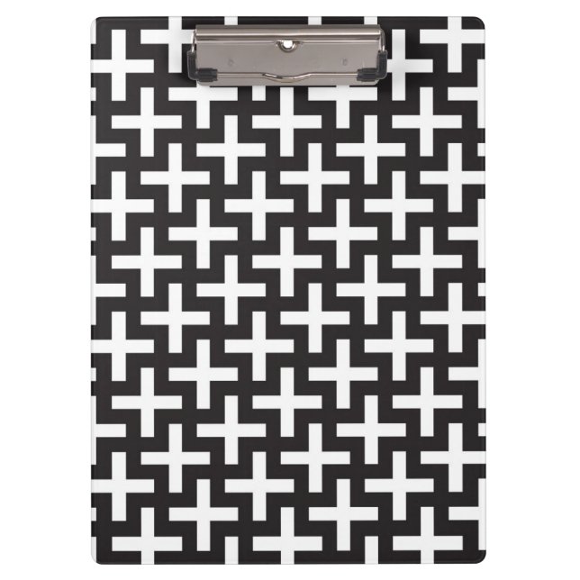 Pranchetas Um b&w modela feito com "mais" o sinal (Frente)