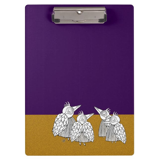 Pranchetas Uma reunião das aves (Frente)