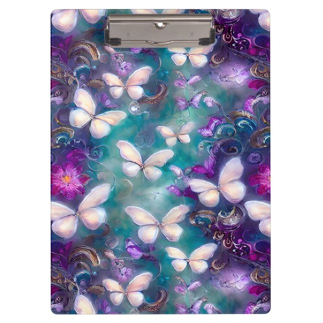 Pranchetas Uma Série de Borboletas Místicas Design 1 (Frente)