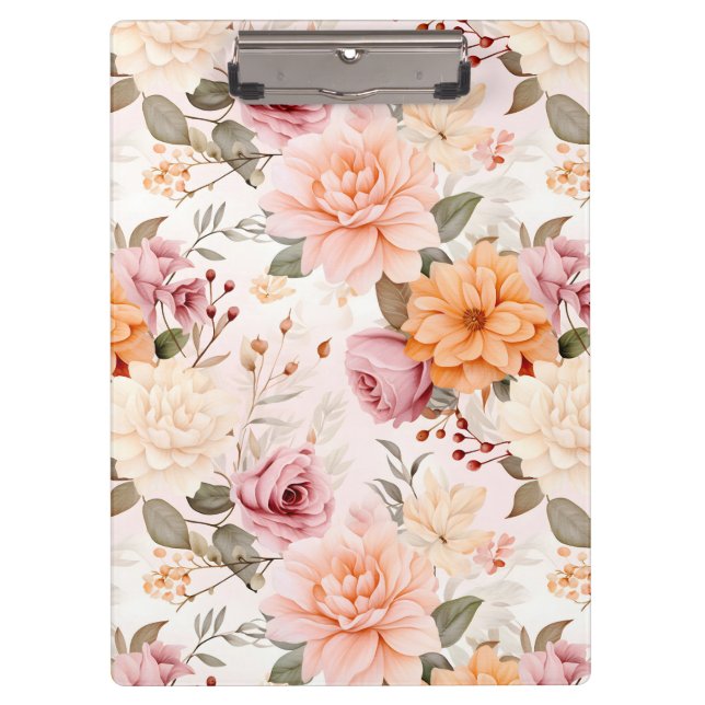 Pranchetas Uma Série de Design Floral de Outono 2 (Frente)
