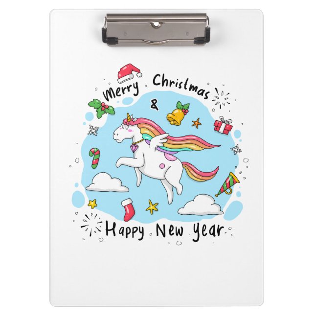Pranchetas Unicorn Natal (Frente)