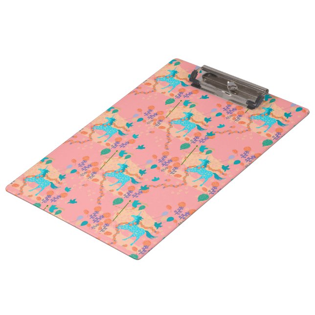 Pranchetas unicórnio azul (Inclinado)