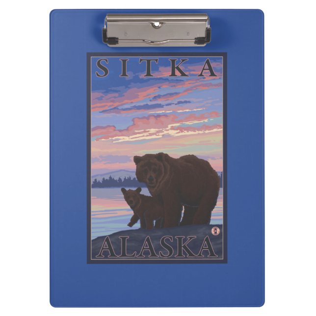 Pranchetas Urso e Cub - Sitka, Alaska (Frente)