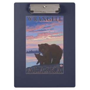 Pranchetas Urso e Cub - Wrangell, Alaska