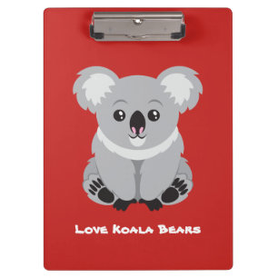 Pranchetas Ursos de Koala do amor