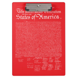 Pranchetas US Declaration of Independence