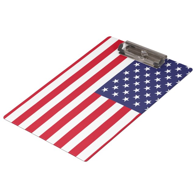 Pranchetas USA Flag Patriotic American Red White Blue (Inclinado)
