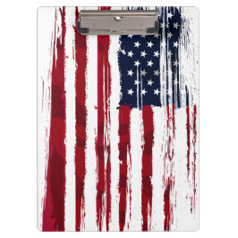 Pranchetas USA Flag Patriotic American Red White Blue