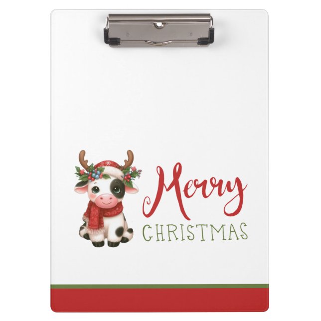 Pranchetas Vaca doce de Natal feliz (Frente)