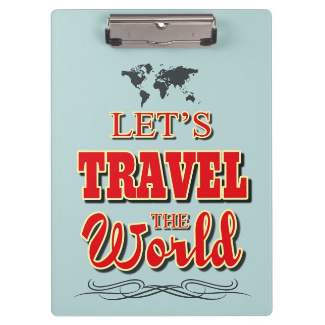 Pranchetas Vamos do mundo (Frente)