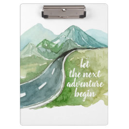 Pranchetas Vamos Natural De Aquarela O Próximo Aventura Começ