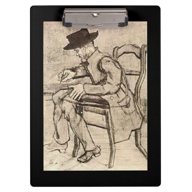 Pranchetas Van Gogh - Homem Escrevendo, À Esquerda, (Frente)