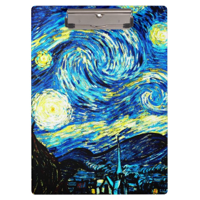 Pranchetas Van Gogh - Starry Night (Frente)