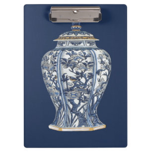 Pranchetas Vase de Porcelana Azul e Branco pelo Vision Studio