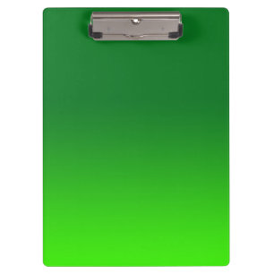 Pranchetas Verde Gradiente Vívido Moderno Simples