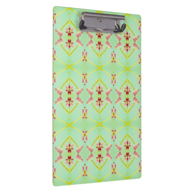 Pranchetas Verde Turquesa Com Floral (Direita)