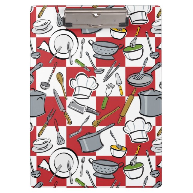 Pranchetas Verificação das ferramentas da cozinha (Frente)