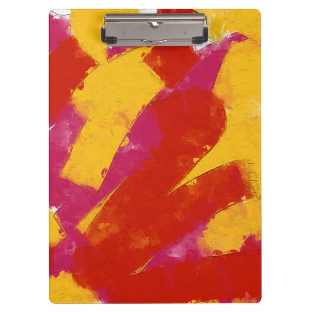 Pranchetas Vermelho, Amarelo e Rosa (Frente)