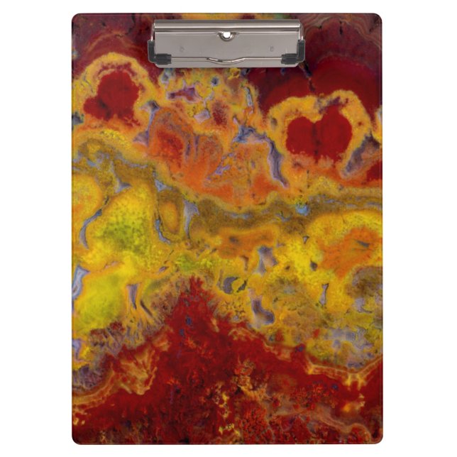 Pranchetas Vermelho e amarelo Crayloa Jasper (Frente)