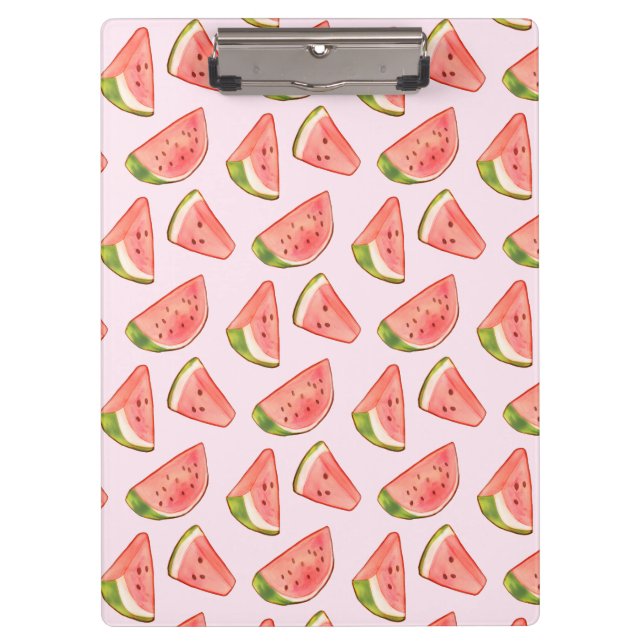 Pranchetas Verões: Watercolor Watermelon Slices (Frente)