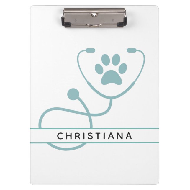 Pranchetas Veterinários Veterinários Personalizados (Frente)