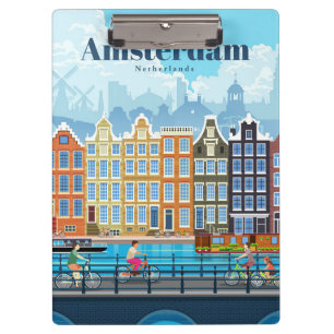 Pranchetas Viagem Art Viagem Para Amsterdã