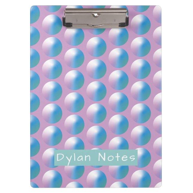 Pranchetas Vibrant gradient circles Geometric Modern Blue. (Frente)