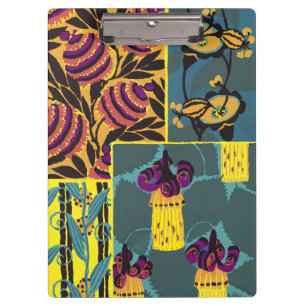 Pranchetas Vibrante Estilo Maximalista com Estampa Floral Rox