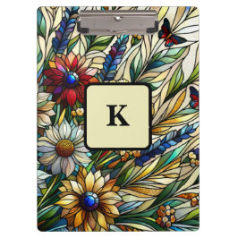 Pranchetas Vidro-Design, flores e borboletas