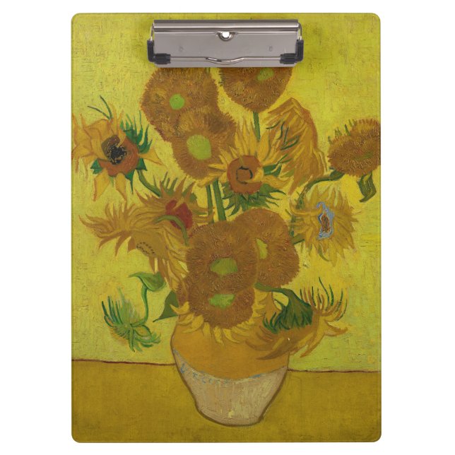 Pranchetas Vincent Van Gogh 15 Sunflower Painting (Frente)