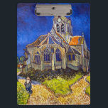 Pranchetas Vincent van Gogh - A Igreja em Auvers<br><div class="desc">Igreja de Auvers / l'Eglise à Auvers-sur-oise de Vincent Van Gogh em 1890</div>
