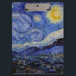Pranchetas Vincent Van Gogh - A noite de Starry<br><div class="desc">A Noite Estrelada / La nuit etoilee - Vincent Van Gogh em 1889</div>