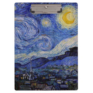 Pranchetas Vincent Van Gogh - A noite de Starry
