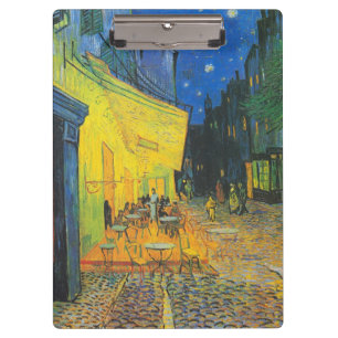 Pranchetas Vincent Van Gogh Cafe Terrace à Noite